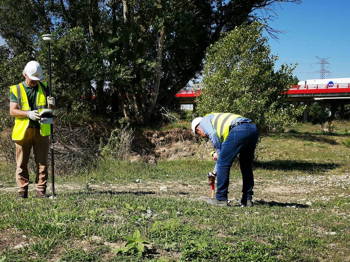 Hasi dituzte Ebro ibaiaren gaineko zubibidearen lanak Castejonen